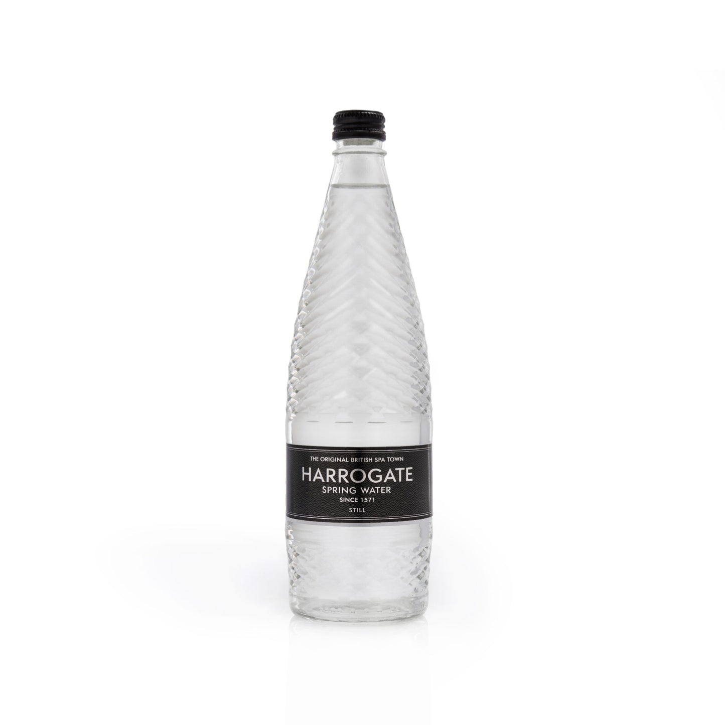 24 x Harrogate 750ml Still Water Bottles (Glass)